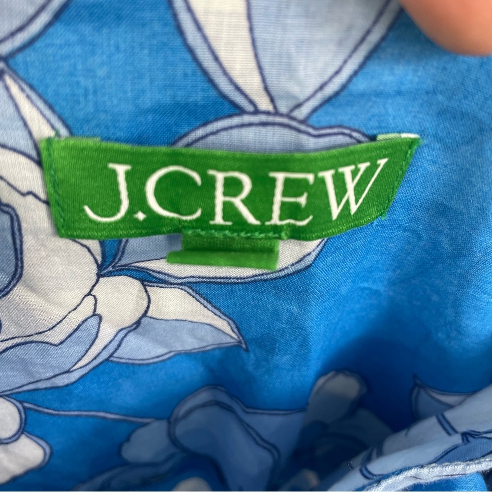 J.Crew Convertible beach dress in blue peony - Picture 6 of 6